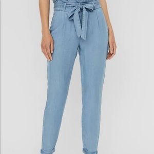 Vero Moda Paperbag Denim Pants